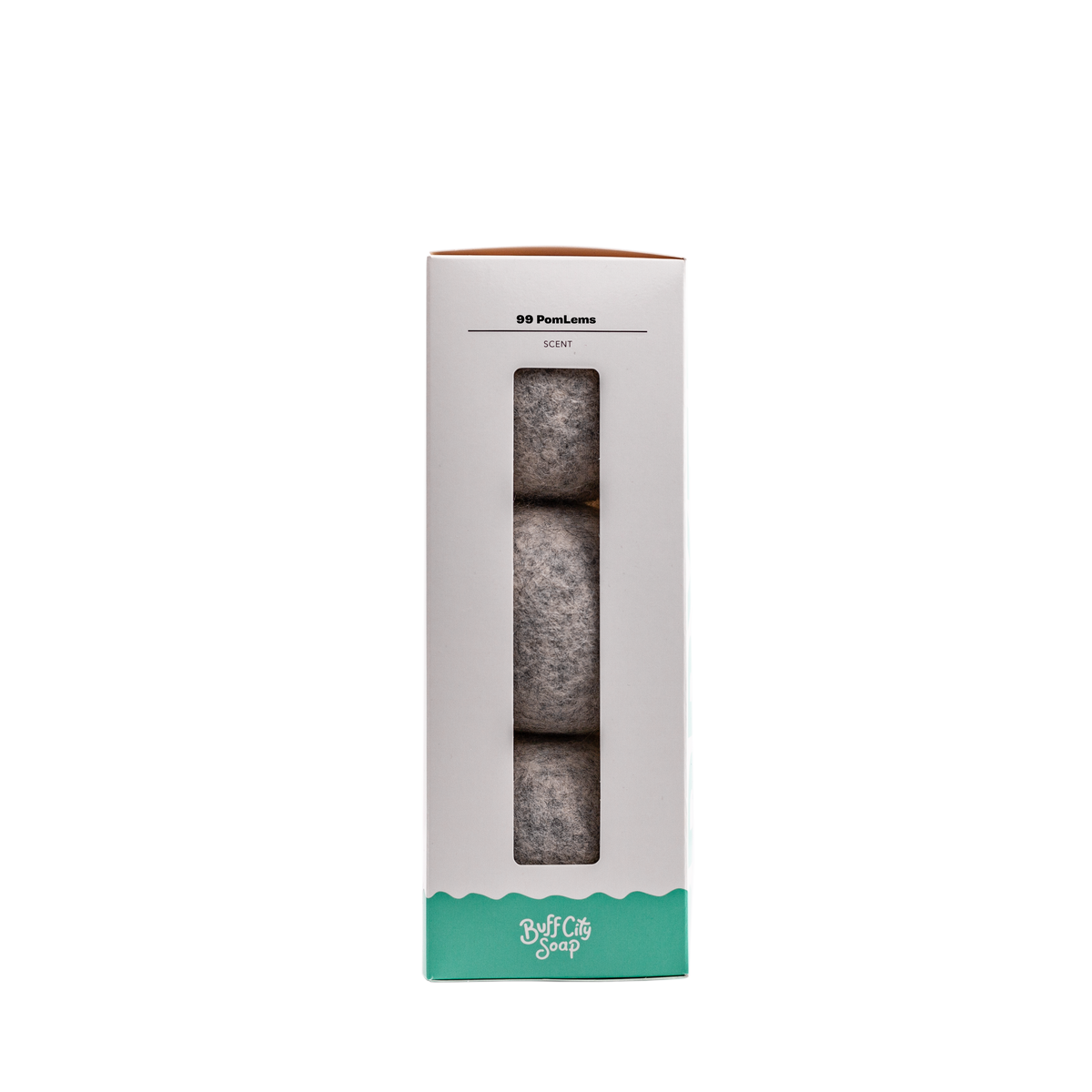 99 PomLems Wool Dryer Balls (Set of 3) by Buff City Soap Supply, LLC