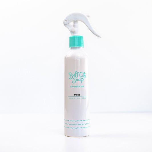 Muse Shower Oil by Buff City Soap Supply, LLC