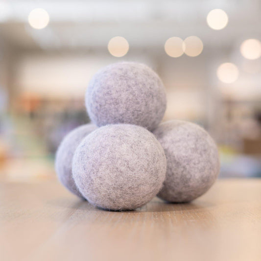 Unscented Wool Dryer Balls (Set of 3) by Buff City Soap Supply, LLC