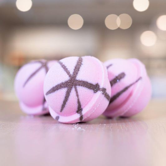 Multiple Pink Sugar Bath Bombs