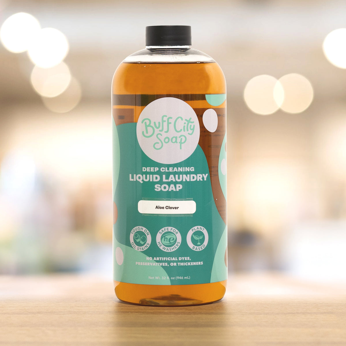 Aloe + Clover Liquid Laundry Soap by Buff City Soap Supply, LLC