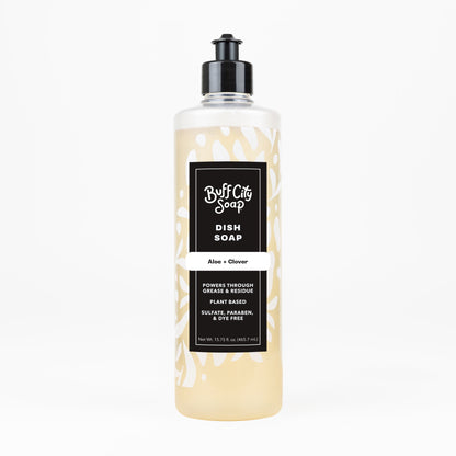 Aloe + Clover Dish Soap by Buff City Soap Supply, LLC