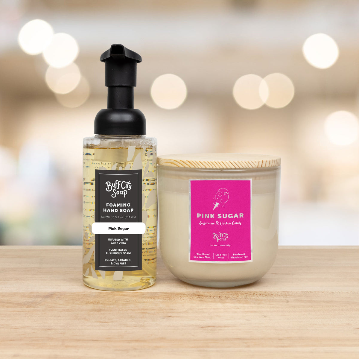 Pink Sugar Home Favorites Gift Set by Buff City Soap Supply, LLC