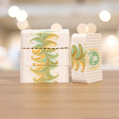Lemongrass + Eucalyptus Shea Butter Soap by Buff City Soap Supply, LLC