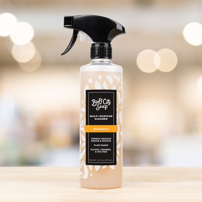 Island Nectar Multi-Surface Cleaner spray bottle for tile, granite, and bathroom fixtures cleaning