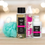 Pink Sugar Smell Wonderful Gift Set with Body Wash, Lotion, Mist, and Loofah in gift bag