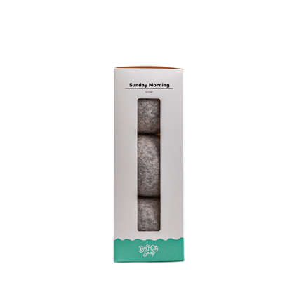 Sunday Morning Wool Dryer Balls (Set of 3) by Buff City Soap Supply, LLC