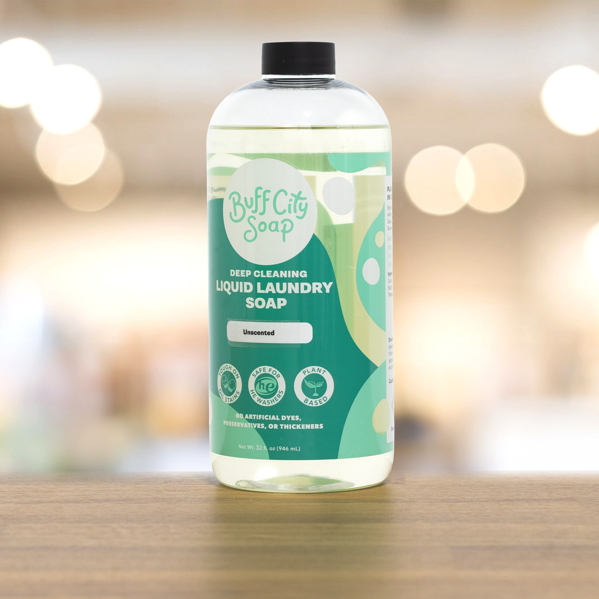 Unscented Liquid Laundry Soap by Buff City Soap Supply, LLC