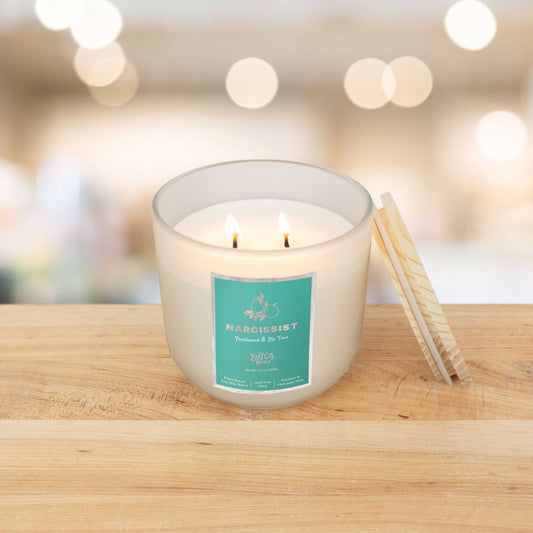 Narcissist 2-Wick Candle by Buff City Soap Supply, LLC
