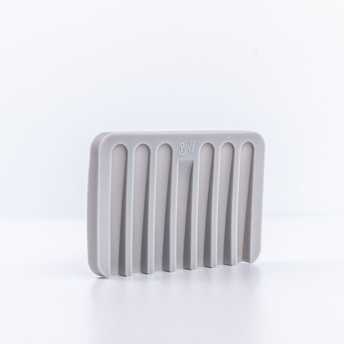 Grey Silicone Soap Dish by Buff City Soap Supply, LLC