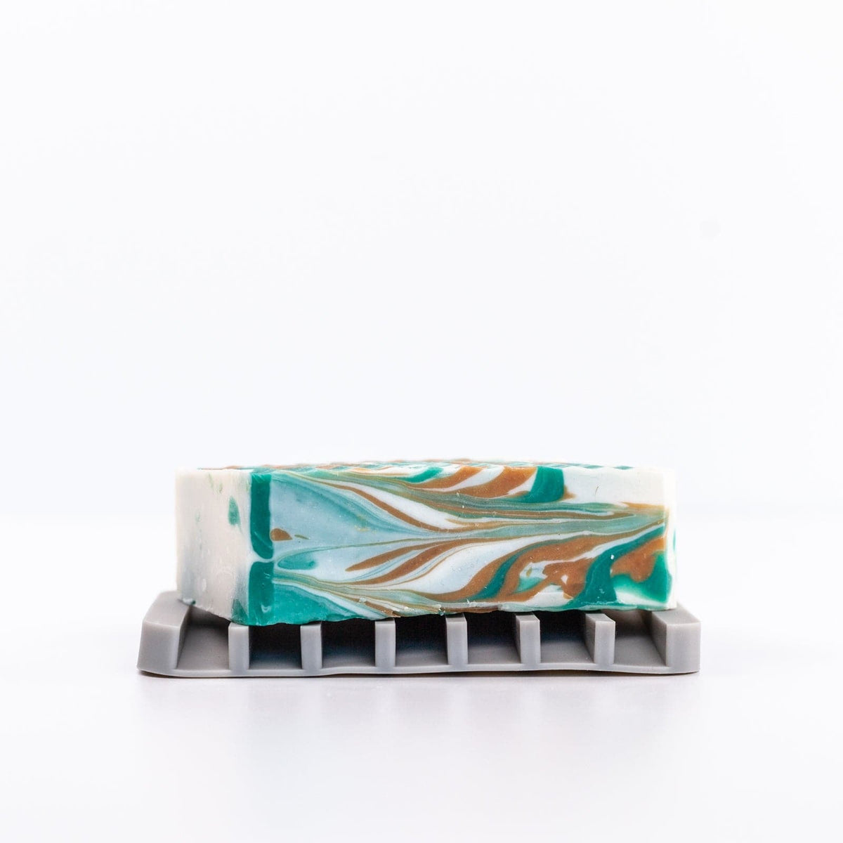 Grey Silicone Soap Dish by Buff City Soap Supply, LLC