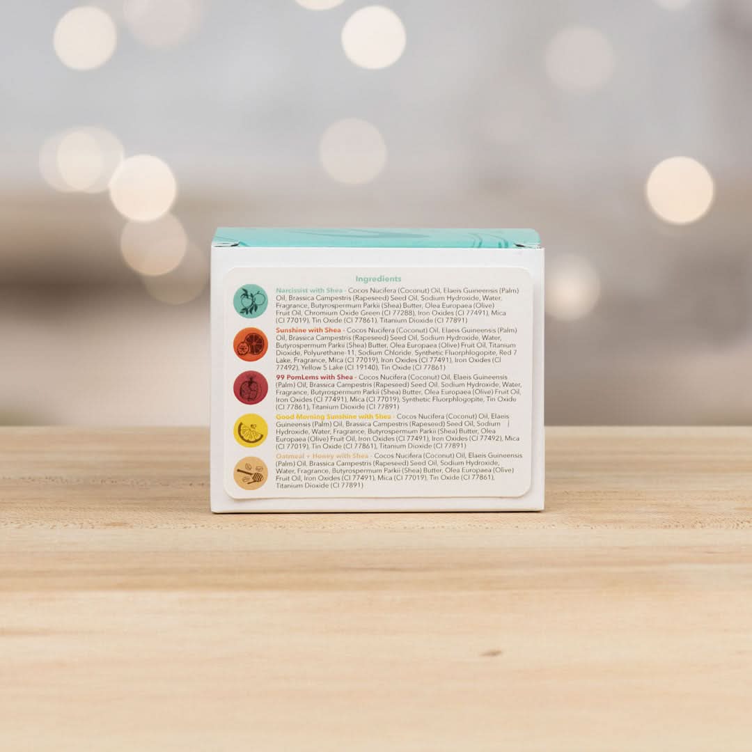 Discover Shea Butter Mini Soap Set by Buff City Soap Supply, LLC