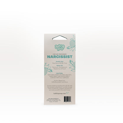 Narcissist Car Air Freshener by Buff City Soap Supply, LLC